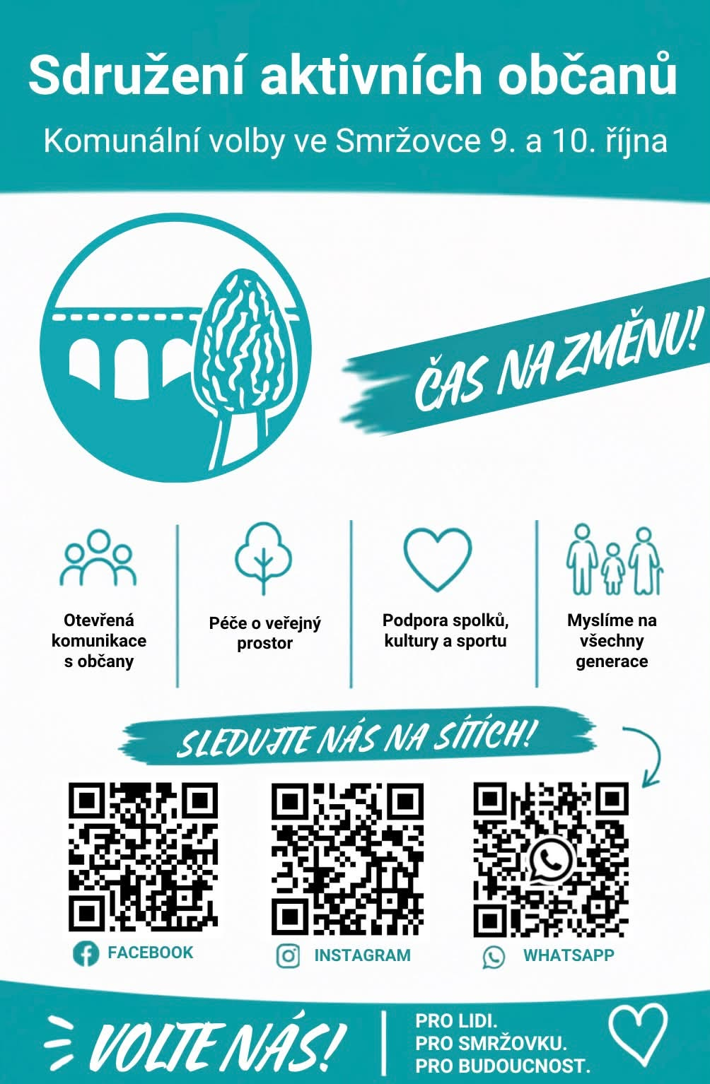 Volební plakát Sdružení aktivních občanů